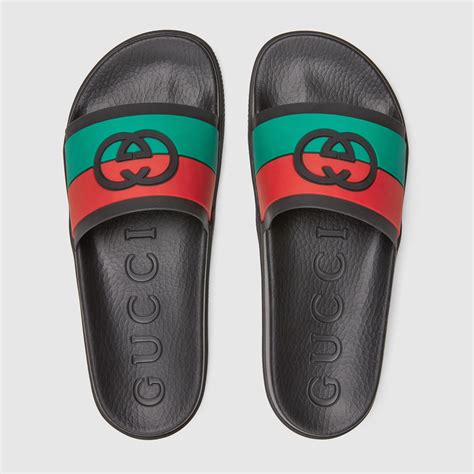 gucci men's slide sale|men's gucci slides size 10.